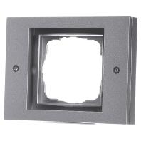 Gira TX 44 afdekraam 1-voudig aluminium