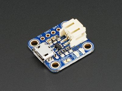 Adafruit Micro Lipo w/MicroUSB Jack - USB LiIon/LiPoly oplader