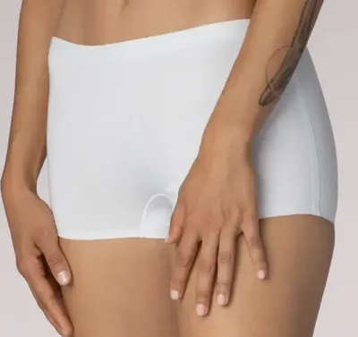 Natural dames boxershort - Onzichtbaar - Naadloze dames onderbroek katoen - Schijnt niet door