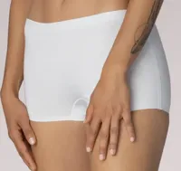 Natural dames boxershort - Onzichtbaar - Naadloze dames onderbroek katoen - Schijnt niet door - thumbnail