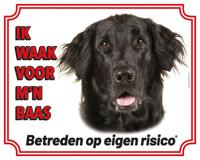 Flatcoated Retriever Waakbord - thumbnail