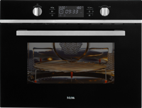Etna CM244ZT Inbouw combimagnetrons Zwart - thumbnail