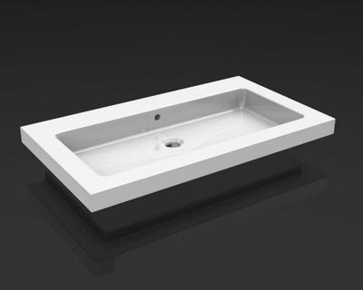 Wiesbaden keramische meubelwastafel 80x46 zonder kr.gat