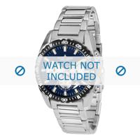 Jacques Lemans horlogeband 1-1801M Staal Zilver - thumbnail