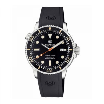MASTER 1000 II 44MM AUTOMATIC DIVER BLACK VINTAGE LUME CERAMIC BEZEL - BLACK DIAL