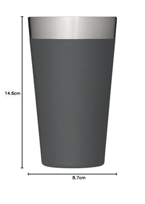 Stanley The Stacking Beer Pint .47L / 16Oz Isolatiefles Charcoal 470ML - thumbnail