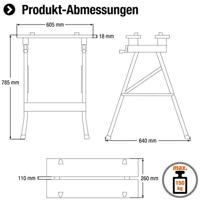 Meister Werkbank / Spanbank Max 100Kg - WU9079100 - thumbnail