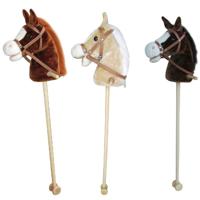 Pluchen Stokpaard met Geluid 97 cm Assorti - thumbnail