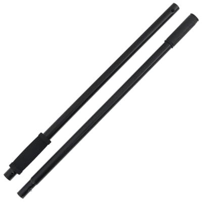 VidaXL Hooivorksteel ø3,5x127,5 cm zwart staal
