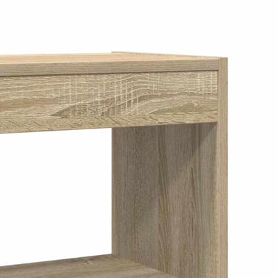 Boekenkast met plank Sonoma eiken 80 x 30 x 198 cm Bewerkt hout