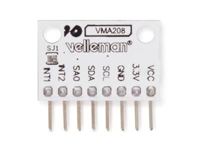 Whadda WPSE208 3-assige digitale versnellingssensor-module - MMA8452 - thumbnail