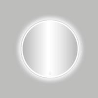 Best Design Badkamerspiegel Venetië White LED Verlichting 80x80 cm Rond Mat Wit - thumbnail