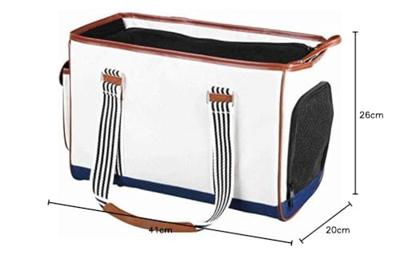 Trixie hondentas elisa wit / blauw