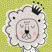 Duni Servetten Playful Lion King 33x33 cm 20 Stuks - thumbnail