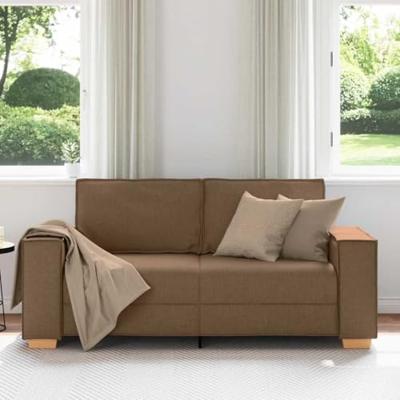 2-zitsbank Bruin 180x78x84 cm Stof