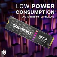 Goodram PX700 SSD SSDPR-PX700-04T-80 internal solid state drive M.2 4,1 TB PCI Express 4.0 NVMe 3D NAND - thumbnail