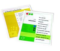 Fellowes lamineerhoes Enhance80 zelfklevend ft A4, 160 micron (2 x 80 micron), pak van 100 stuks - thumbnail