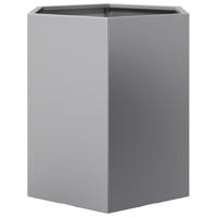 VidaXL Plantenbak zeshoek 46x40x45 cm gegalvaniseerd staal - thumbnail