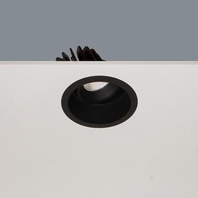 Inbouwspot Artdelight Ribs 1 Lichts LED 2700K Dimbaar Zwart