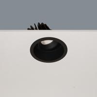 Inbouwspot Artdelight Ribs 1 Lichts LED 2700K Dimbaar Zwart - thumbnail