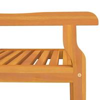 Tuinstoelen 2 st massief acaciahout - thumbnail