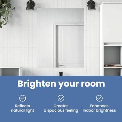 VidaXL Zelfklevende spiegelfolie zilver 90 x 500 cm pet