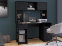 Bureau DIMATA 3 deuren 1 lade zwart - thumbnail