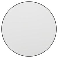 Haceka Deco spiegel - 80x80cm - rond - mat zwart 2015963 - thumbnail