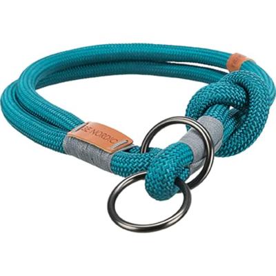 Trixie halsband hond be nordic halfslip petrol / lichtgrijs Trixie halsband hond be nordic halfslip petrol / lichtgrijs