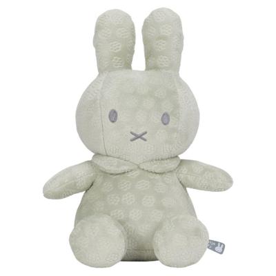 Nijntje knuffel met groen bloemenpatroon - 30 cm