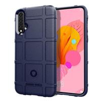 Schokbestendig Rugged Shield volledige dekking beschermende siliconen case voor Huawei Nova 5 (blauw) - thumbnail