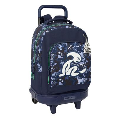 Schoolrugzak met Wielen El Niño Navy Marineblauw 33 x 45 x 22 cm