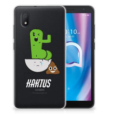 Alcatel 1B (2020) Telefoonhoesje met Naam Cactus Poo