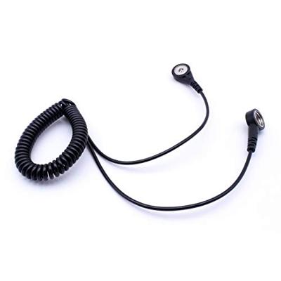 Quadrios ESD-aardingskabel 1.80 m Drukknop 10 mm, Drukknop 4 mm