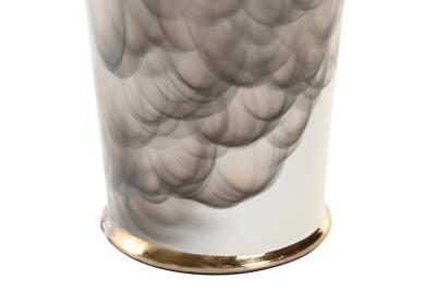 Vaas DKD Home Decor Gouden Aluminium Tweekleurig Ijzer Modern (17 x 17 x 41 cm)