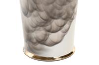 Vaas DKD Home Decor Gouden Aluminium Tweekleurig Ijzer Modern (17 x 17 x 41 cm) - thumbnail