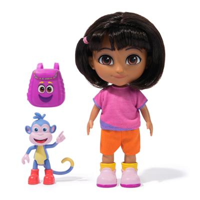 Dora Pop met Rugzak en Boots 15 cm