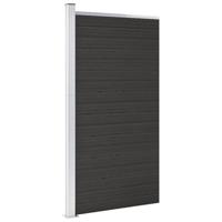 Schuttingpaneel 95x186 cm HKC zwart - thumbnail