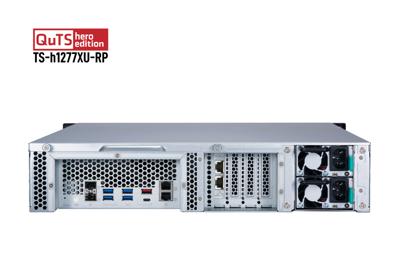 TS-h1277XU-RP - NAS-server - 12 bays - rack-uitvoering - SATA 6Gb/s - RAID 0, 1, 5, 6, 10, 50, JBOD, 5 hot spare, 6 hot spare, 60, 10 hot spare, RAID TP - RAM 32 GB TS-h1277XU-RP - NAS-server - 12 bays - rack-uitvoering - SATA 6Gb/s - RAID 0, 1, 5, 6, 10, 50, JBOD, 5 hot spare, 6 hot spare, 60, 10 hot spare, RAID TP - RAM 32 GB