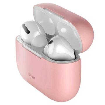 Baseus - Ultra dunne softcase cover hoes - AirPods Pro - Roze Baseus - Ultra dunne softcase cover hoes - AirPods Pro - Roze