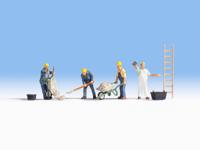 NOCH 15055 H0 Aan het werk figuren Geverfd, Staand - thumbnail