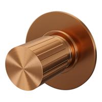 Brauer Stripe losse inbouw stopkraan met in- en afbouwdelen koper geborsteld PVD - thumbnail