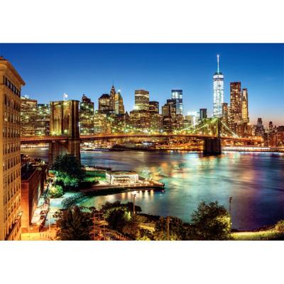 Clementoni puzzel brooklyn bridge lights, 6000st. - thumbnail