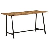 Eettafel 140x70x75 cm massief mangohout - thumbnail