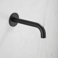 Baduitloop AquaSplash Plus 20 cm Mat Zwart Aquasplash - thumbnail