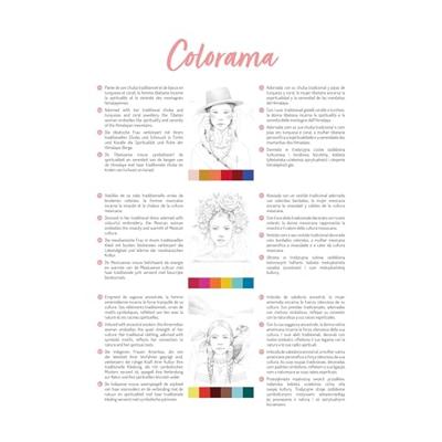 Kleurboek clairefontaine odelia a4 vrouwen