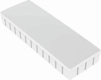 MAUL magneet Solid, rechthoek 54x19 mm, trekkracht 1 kg, doos van 10 stuks, wit - thumbnail