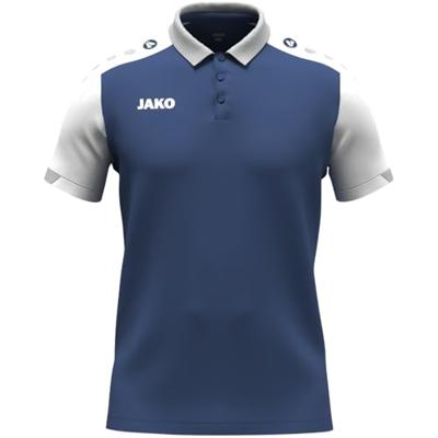 JAKO 6370 Polo Dynamic - Nachtblauw/Wit/Lichtgrijs - M