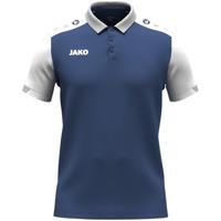 JAKO 6370 Polo Dynamic - Nachtblauw/Wit/Lichtgrijs - M - thumbnail