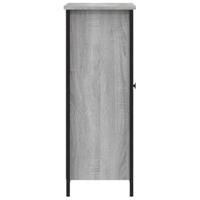 Dressoir 70x30x80 cm bewerkt hout grijs sonoma - thumbnail